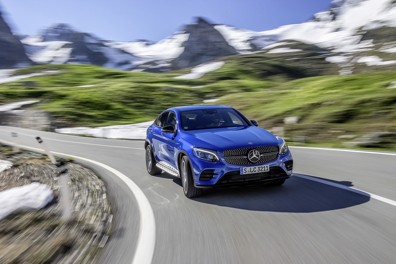 The all-new Mercedes-Benz GLC Coupé: Sensual coupé design meets sporty SUV presence.  
